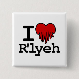 I Herz R'lyeh Button