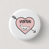 I Herz-Robert Venturi-Knopf Button (Vorderseite)
