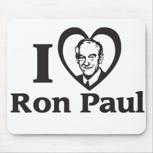 I HERZ RON PAUL - Mousepad