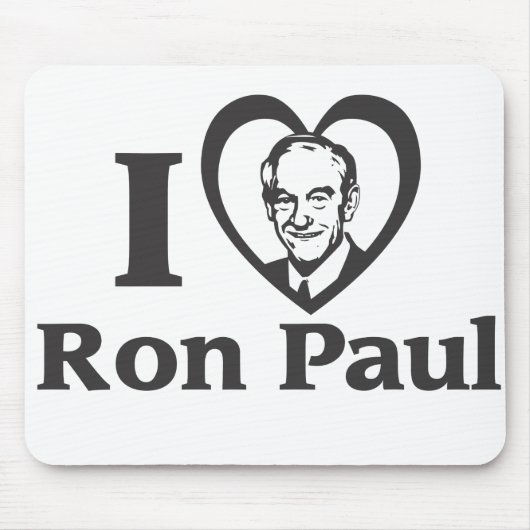 I HERZ RON PAUL - Mousepad (Vorne)