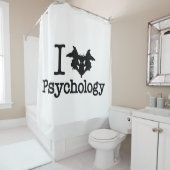 I Herz (Rorschach Inkblot) Psychologie Duschvorhang (Beispiel)