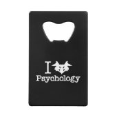 I Herz (Rorschach Inkblot) Psychologie Kreditkarten Flaschenöffner (Rückseite)