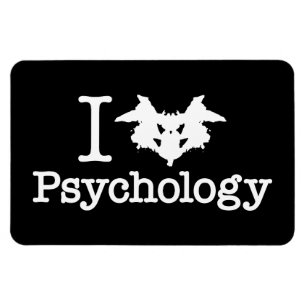 I Herz (Rorschach Inkblot) Psychologie Magnet
