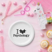 I Herz (Rorschach Inkblot) Psychologie Pappteller (Party)