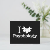 I Herz (Rorschach Inkblot) Psychologie Postkarte (Stehend Vorderseite)