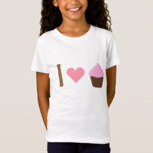 I Herz-rosa Kuchen-Shirt T-Shirt