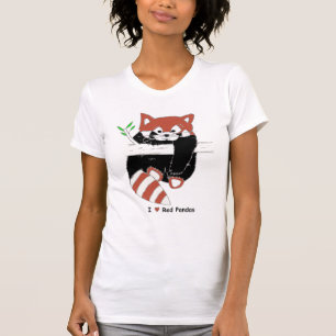 I Herz-rote Pandas T-Shirt