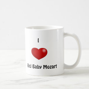 I Herz-rotes Baby Mozart Kaffeetasse