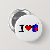 I Herz-Saft-Kästen Button (Vorne & Hinten)