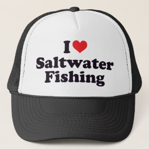 I Herz-Salzwasser-Fischen Truckerkappe