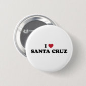 I Herz Santa Cruz Button (Vorne & Hinten)