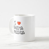 I Herz Santa Monica Kaffeetasse (Vorderseite Links)