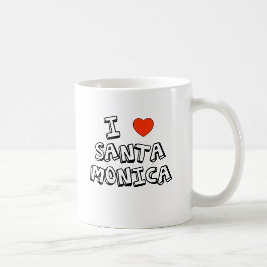 I Herz Santa Monica Kaffeetasse (Rechts)