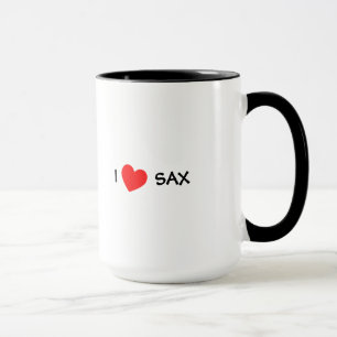 I HERZ-SAXOPHON TASSE