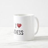 I Herz-Schach Kaffeetasse (VorderseiteRechts)