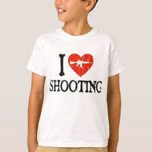 I Herz-Schießen T-Shirt