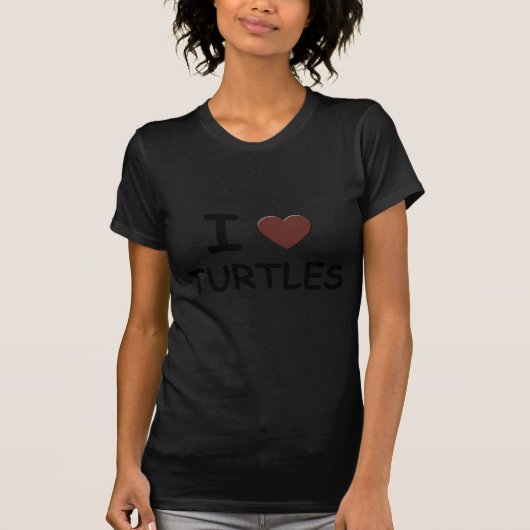 I HERZ-SCHILDKRÖTEN T-Shirt (Vorderseite)