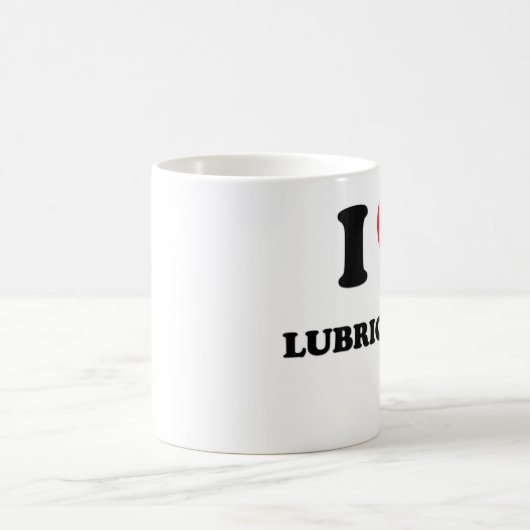 I Herz-Schmierung Kaffeetasse (Mittel)