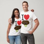 I Herz-Schokoladen-Labrador-T - Shirt (Unisex)