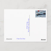 I Herz Sea Otters Postkarte (Rückseite)