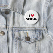 I Herz Seoul Südkorea Button (Beispiel)