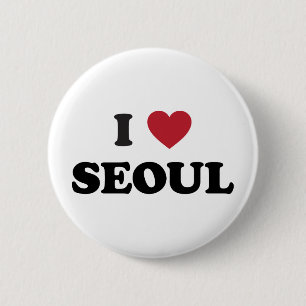 I Herz Seoul Südkorea Button