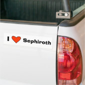 I Herz Sephiroth Autoaufkleber (Auf Lkw)