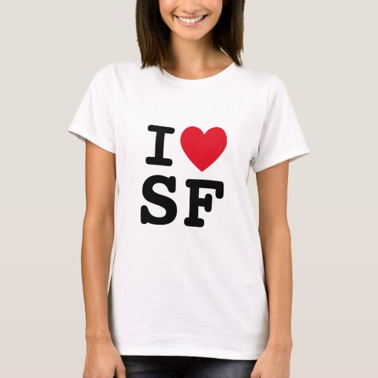 I Herz SF Monogram T-Shirt (Vorderseite)