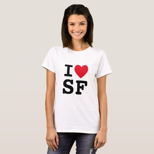 I Herz SF Monogram T-Shirt (Vorne ganz)