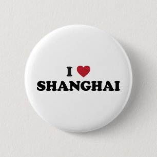 I Herz-Shanghai-China Button