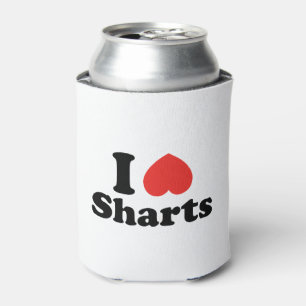 I Herz Sharts Dosenkühler