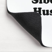 I Herz-Sibirier-Huskies Mousepad (Ecke)
