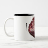 I "Herz" Sie Zweifarbige Tasse (Links)
