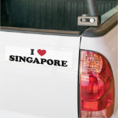 I Herz Singapur Autoaufkleber (Auf Lkw)