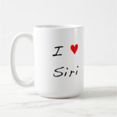 I Herz Siri Kaffeetasse (Links)