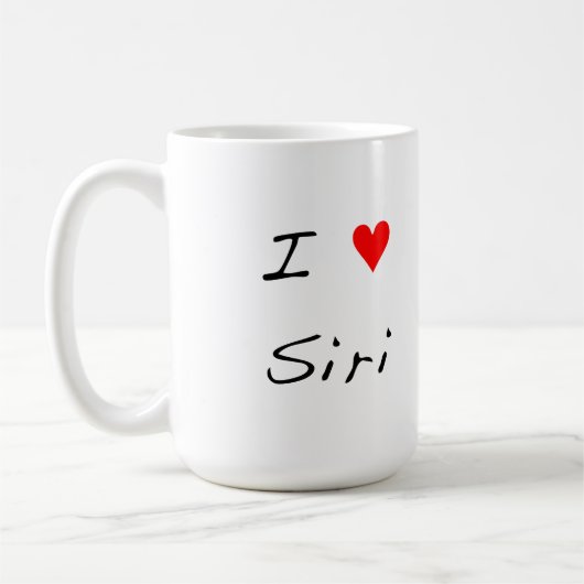 I Herz Siri Kaffeetasse (Links)