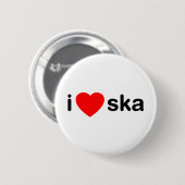 I Herz Ska Button (Vorne & Hinten)