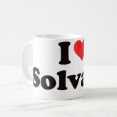 I Herz Solvang Kaffeetasse (Vorderseite Links)