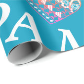 I Herz Spam aquamarines Ombre Geschenkpapier (Rolleneckpunkt)