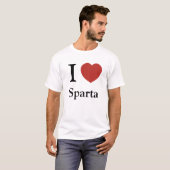 I Herz Sparta T-Shirt (Vorne ganz)