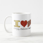 I Herz-Speck Kaffeetasse (Links)