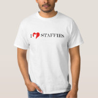 I Herz Staffies - klassischer roter u. schwarzer