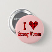 I Herz-starke Frauen Button (Vorne & Hinten)