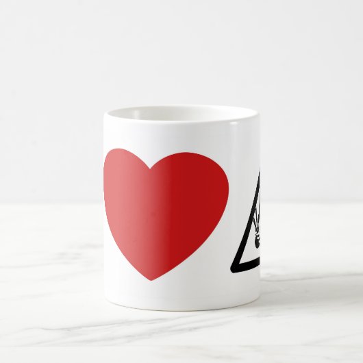 I HERZ-STARTEN KAFFEETASSE (Mittel)