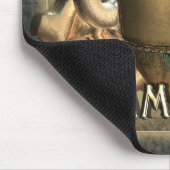 I Herz Steampunk Mousepad (Ecke)