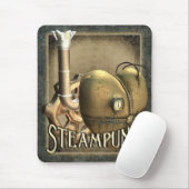 I Herz Steampunk Mousepad (Mit Mouse)