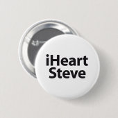 I Herz Steve Button (Vorne & Hinten)