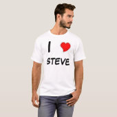 I Herz Steve T-Shirt (Vorne ganz)