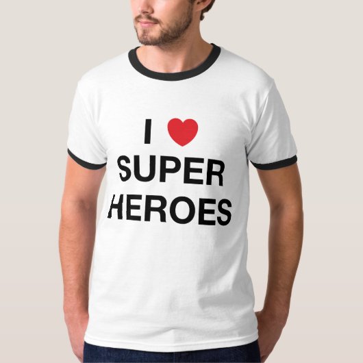 I HERZ-SUPERhelder T - Shirt (Vorderseite)