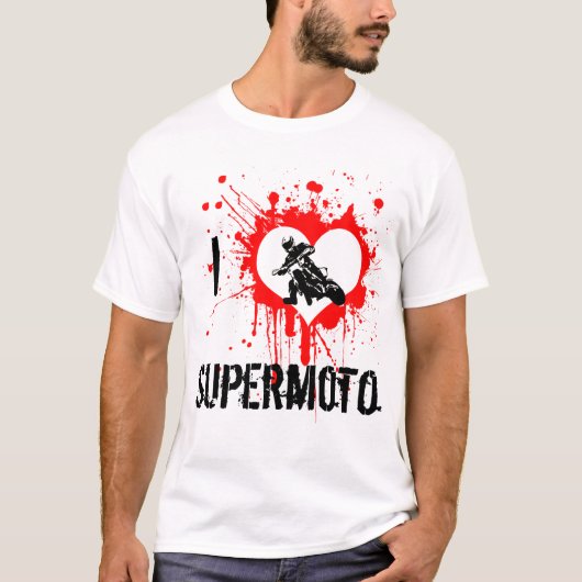 I Herz Supermoto T-Shirt (Vorderseite)